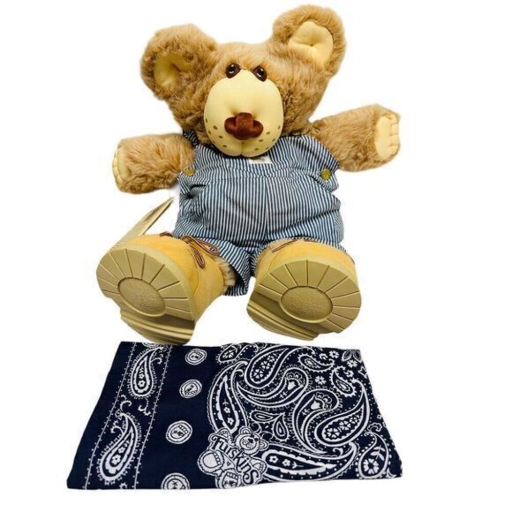 Furskins Dudley 23" Teddy Bear Plush Xavier Roberts LE 1st Run 1985 W/Story Book